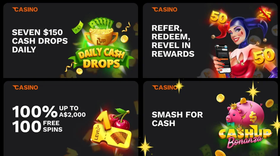 Level Up Casino Bonuses for Australians