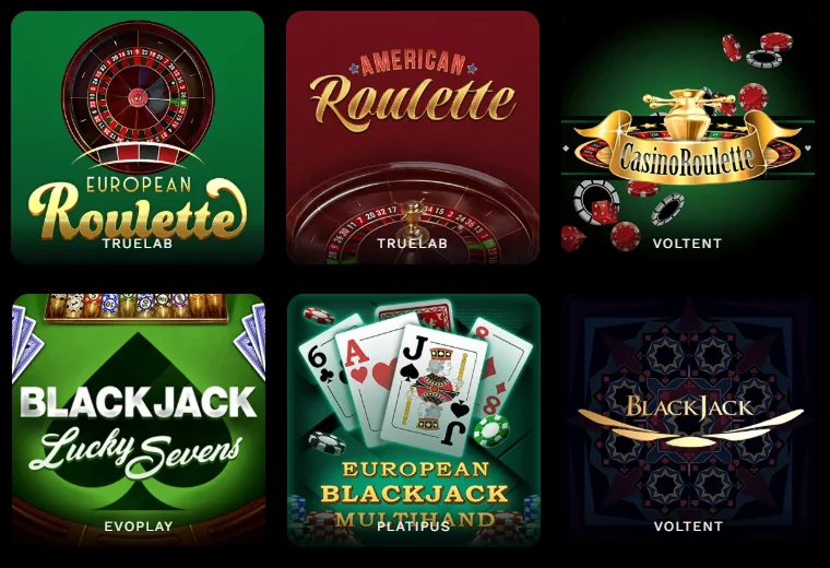 Table Games at Level Up Casino Online