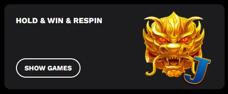 Golden dragon icon for Hold & Win pokies at Level Up Slots
